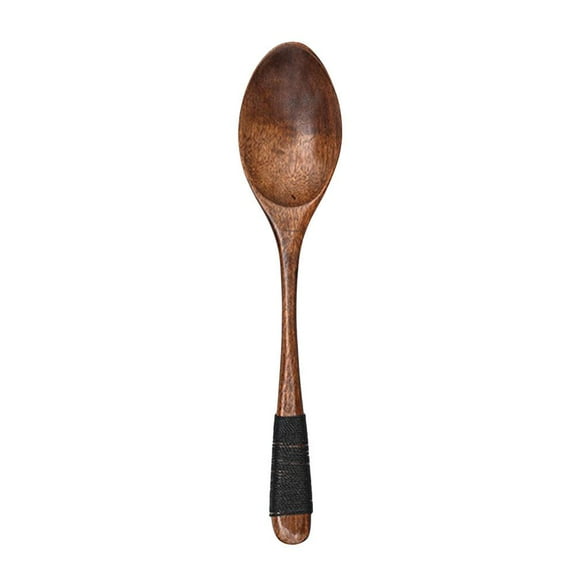 Household Teak Cooking Spoon Wooden Spoon Mixing Spoon Handcraft from Teak; E8T4