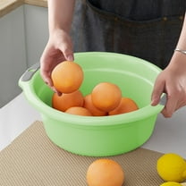 Household Thickened Plastic Wash Basin Foot Bathing Laundry Tub Student Basin Children Baby Bathing Container Multi-purpose