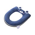 thumbnail image 1 of Household Toilet Seat Cushion, Fluff Thickened Seat Cushion, Zipper Waterproof, All Season Use, Polyester Material, Soft Warm Breathable, Washable, Fits Various Toilet Seats, Easy Installation, 1 of 6