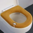 thumbnail image 1 of Household Toilet Seat Warmer with Handle, Thickened Winter Toilet Ring, Washable and Adjustable Toilet Seat Cover for Comfort and Warmth in Cold Seasons, 1 of 6