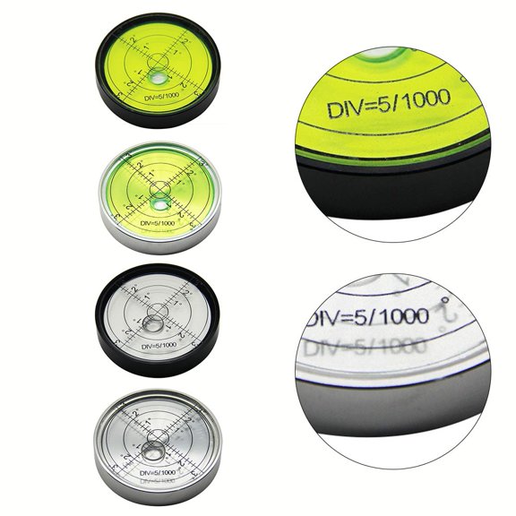 Household Tool Level Bubble 1Pc 60*12Mm Accessories High Precision Metal Round C Fangkenuo