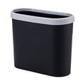 thumbnail image 1 of WHAMVOX Decorative Bedroom Trash Can Black 1Pcs, 1 of 4