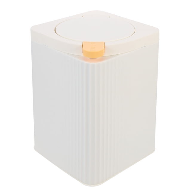 Household Trash Can with Lid Living Room Trash Bin Kitchen Garbage Can