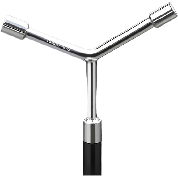 Household Triangular Socket Wrench Y-Type Three-Prong Wrench Bicycle Household Disassembly Repair Tool for General Repairing, Pipeline, Bicycle