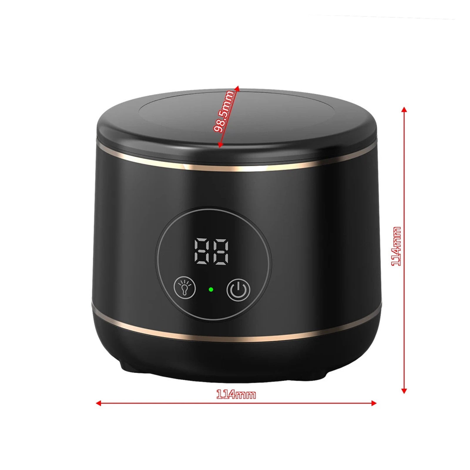 Household Ultrasonic Cleaning Machine Ultrasonic Cleaner with UV Lamp for Jewelry Dentures and Knives Forks