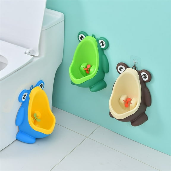 Household Wall-Mounted Urinal,Standing Urinating Toilet, for Boys Girls, Green