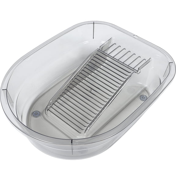 GAXIRE Grey Portable PP Washboard for Clothes Washing, Perfect for Students and Home Use, and Lightweight, 1 Set