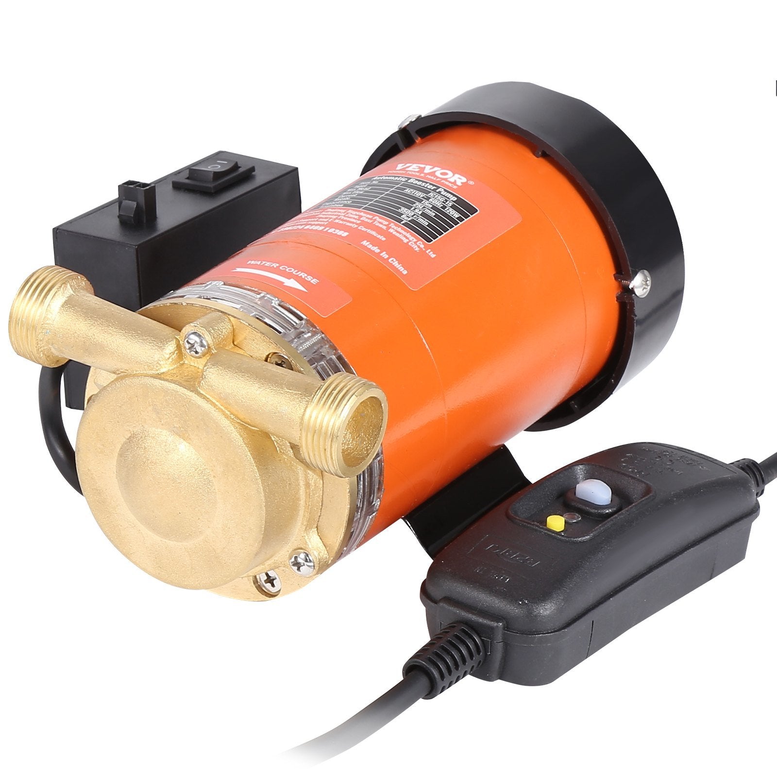 Household Water Pressure Shower Booster Pump GPH 21.75 PSI
