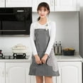 thumbnail image 1 of Household Waterproof Hand-wiping Oil-proof Kitchen Apron Heart Love Waterproof Polyester Apron Adult Bibs Home Aprons Kitchen, 1 of 8