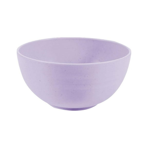 Household Wheat Straw Plastic Rice Bowl for Daily Dining with Smooth Edges and Stable Bottom, Available in Multiple Colors