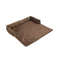 thumbnail image 1 of Household Winter Pet Plush Mat Bedroom Sofa Couch Floor Pad Small Medium Animal Resting Sleeping Warm Bed Washable Coffee 90x120cm, 1 of 10