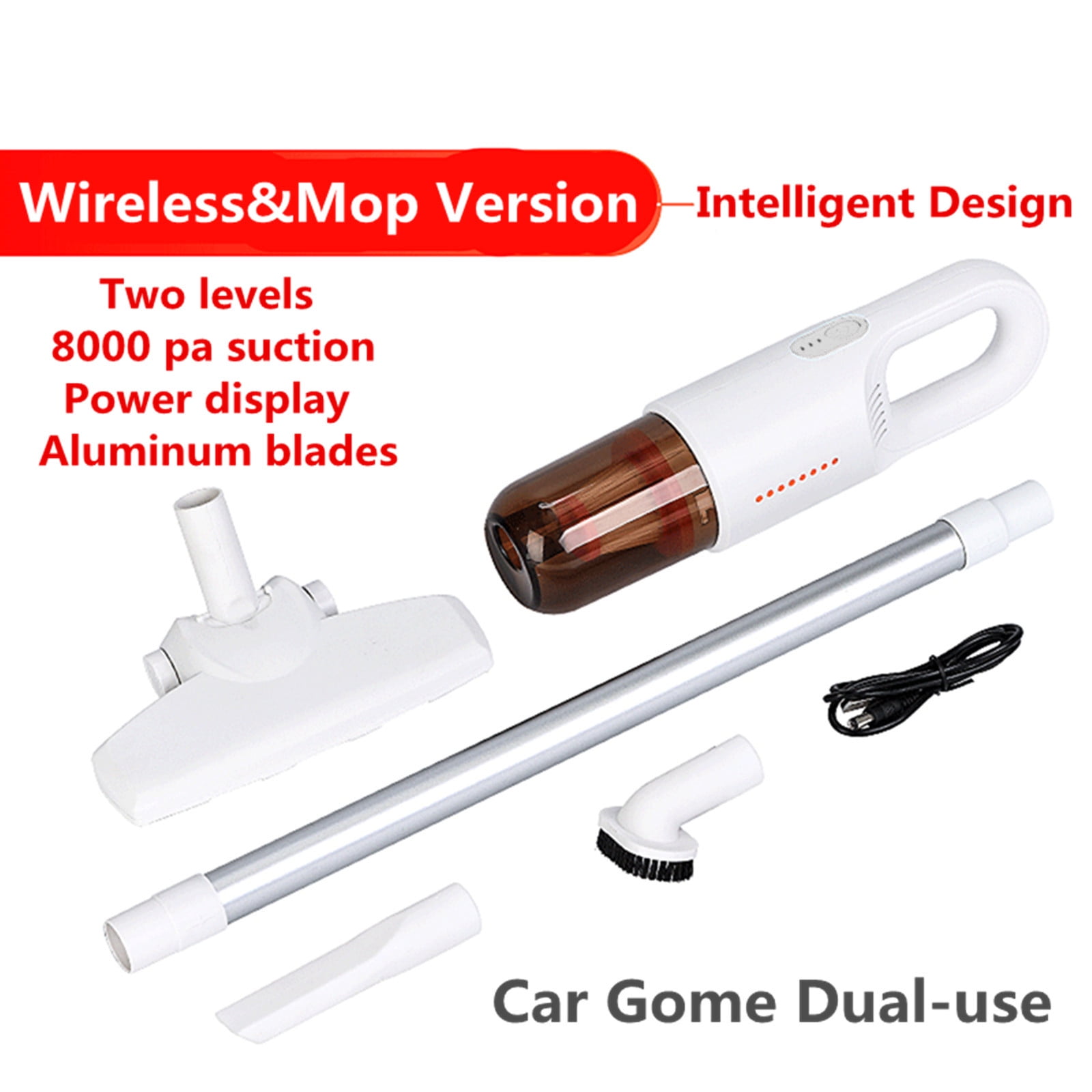 Household Wireless HighPower Vacuumer, Multifunctional Handheld