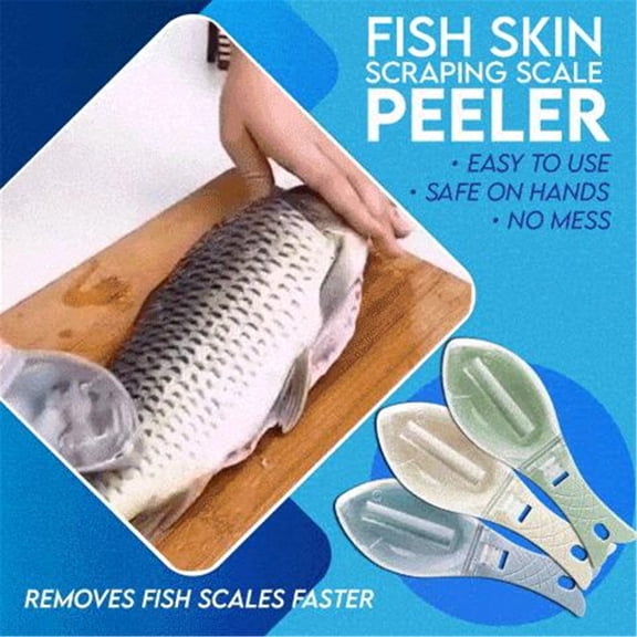 Household kitchen tool for killing fish and scraping scales