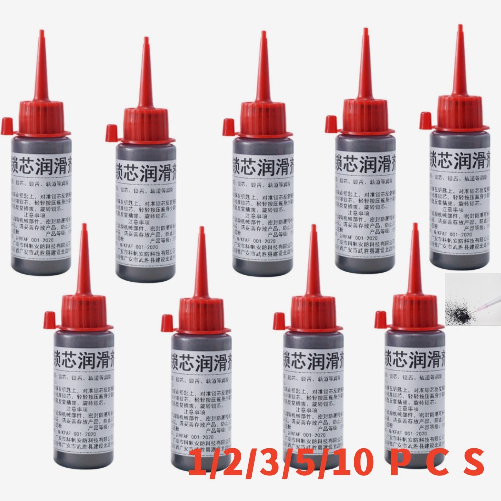 Household lock cylinder lubricant door lock padlock lubrication