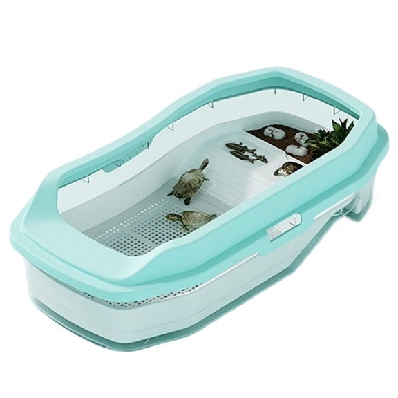 Household small turtle breeding box turtle toilet separated type