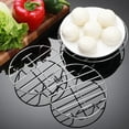 Household stainless steel steaming rack pressure cooker low leg heat