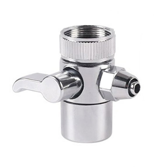 Household water purifier faucet water diverter valve one in two out converter