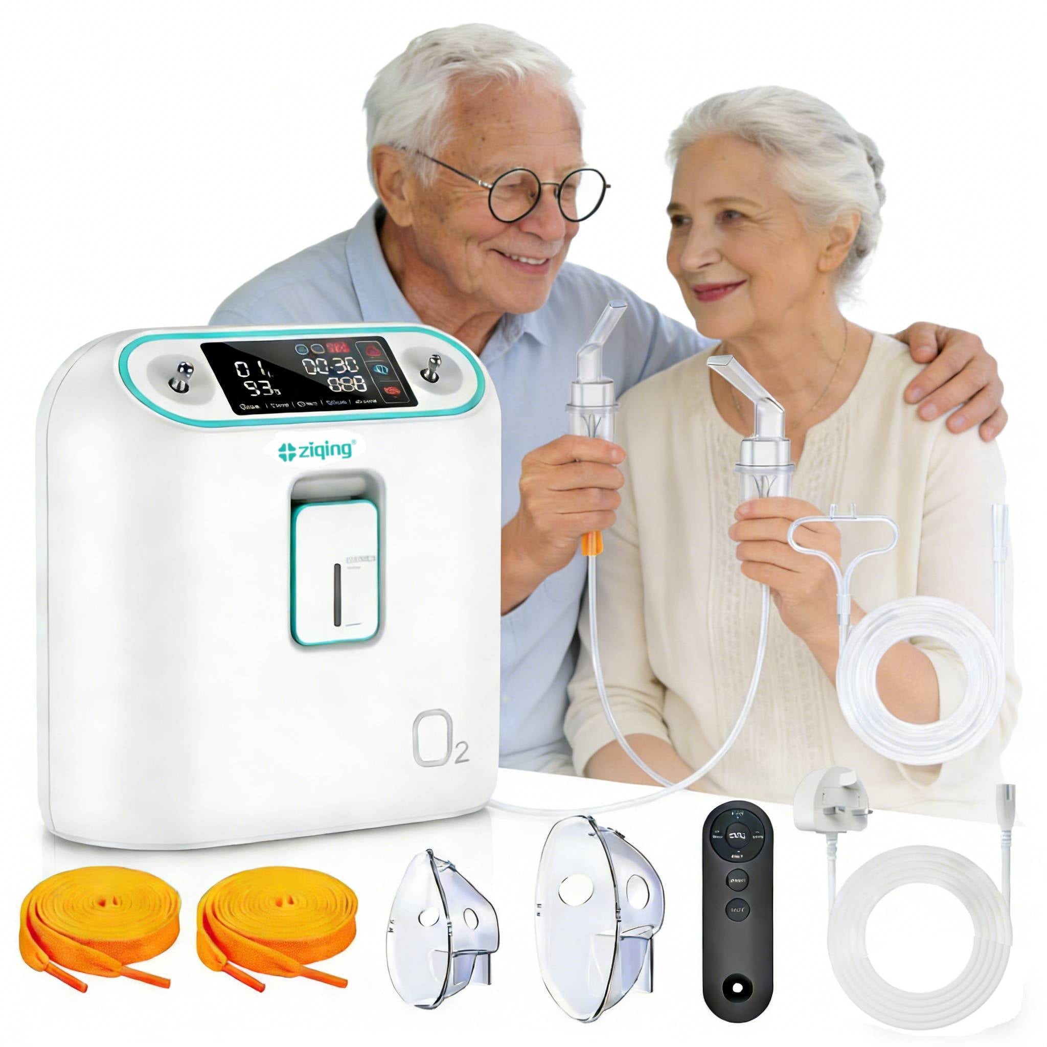 Household1-8L oxygen tube machine with Oxygen Masks