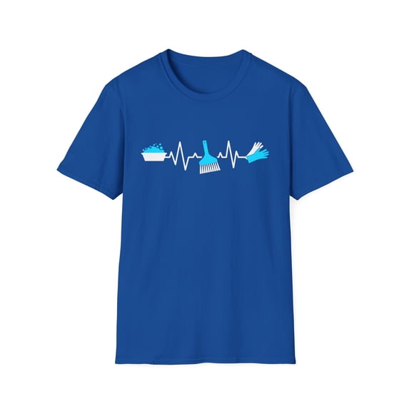 Housekeeper Heartbeat Expert Cleaner Housekeeping Cleaning TShirt
