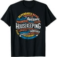 thumbnail image 1 of Housekeeping Appreciation Gifts Environmental Services Week T-ShirtMen and women, Black T-shirt, size: Extra large, 1 of 4