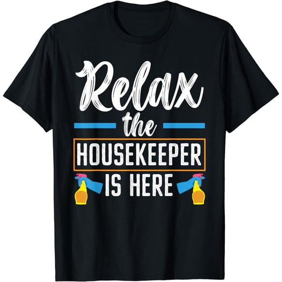 Housekeeping Housekeeper Cleaner Job Cleaning Crew T-Shirt