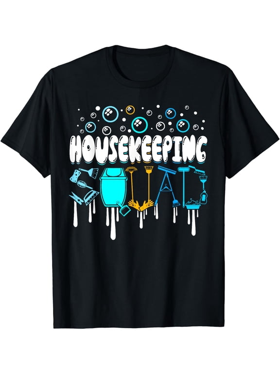 Housekeeping Squad Cleaner Cleaning Housekeeper T-Shirt