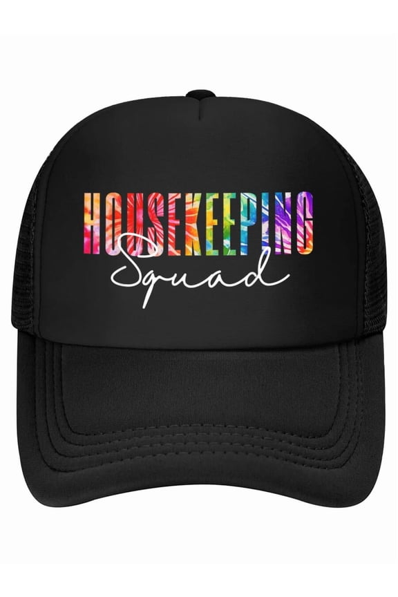 Housekeeping Squad Tie Dye Cleaning Staff School Janitor Baseball Cap
