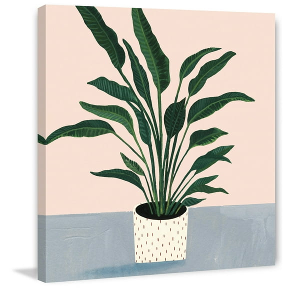 Houseplant IV Painting Print on Wrapped Canvas