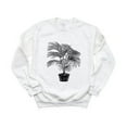 thumbnail image 1 of Houseplant Palm Plant Botanical Leaves Tropical Greenery Sweatshirt, for men & women, up to size 5XL, 1 of 3