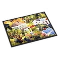 thumbnail image 1 of Houses Door Mat Doormat, 1 of 4