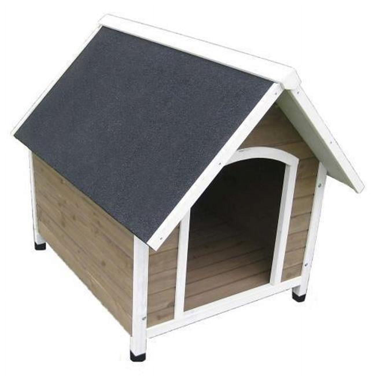 Large Country Home Wood Dog House with Asphalt Roof