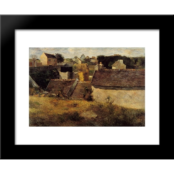 Houses at Vaugirard 20x24 Framed Art Print by Paul Gauguin