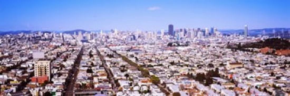 Houses in a city San Francisco California USA 2012 Canvas Art - Panoramic Images (18 x 6)