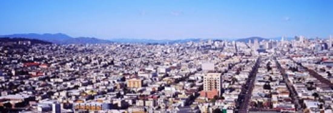 Houses in a city San Francisco California USA 2012 Canvas Art - Panoramic Images (18 x 7)