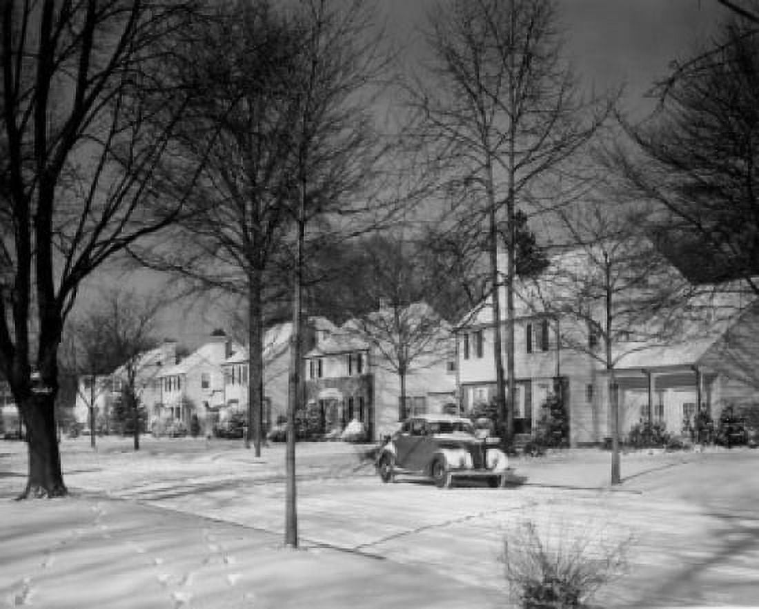 Houses in a village Ridgewood New Jersey USA Canvas Art - (18 x 24)