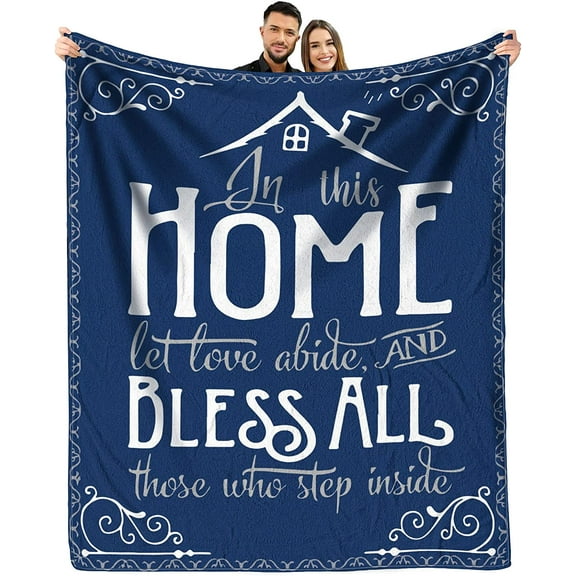 Housewarming Gift Blanket, House Warming Gifts New Home Couple, 30x40in Fleece Blanket