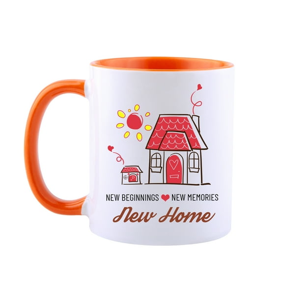 Housewarming Gifts For New Home Coffee Mug New Beginnings New Memories New Home Tea Cup First Time House Owner Gift Ideas for Men and Women Him, Her, Couple