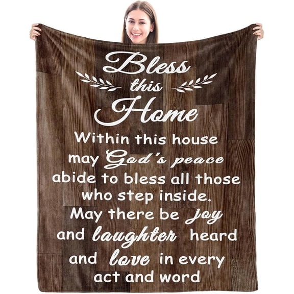 Housewarming Gifts New Home, Warming Gifts for New Home 60" X 50" Blanket, Home Sweet Home Gifts, House Warming Gifts New Home, Best House Warming Gifts, New Home Gift Idea Blanket