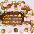 thumbnail image 2 of Printhall Personalised House Party Banner – Welcome Home, Housewarming, Fabric, Blue Check, 1200mm X 240mm 2 of 4