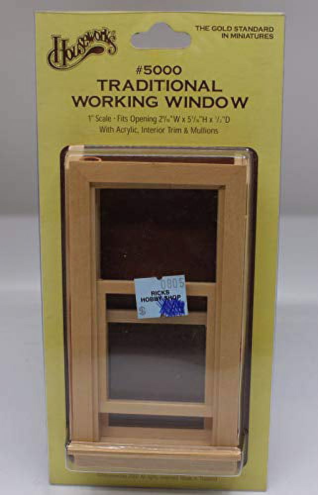 Houseworks, Ltd. Dollhouse Miniature Traditional Working Window Toys ...