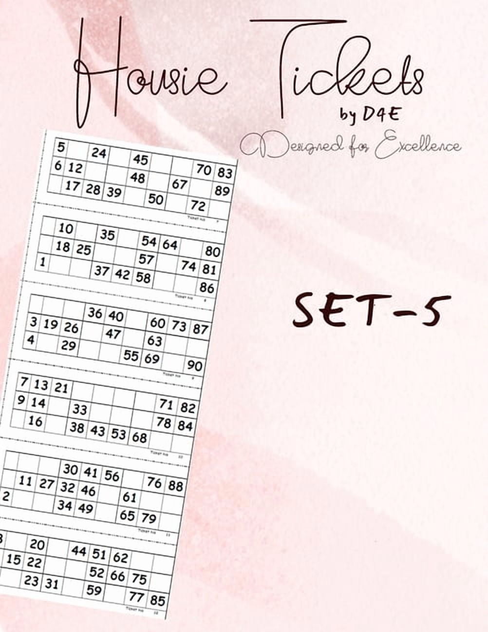 Housie Tickets: Set-5, (Paperback)