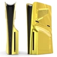 thumbnail image 1 of Housing Panel for PlayStation 5 Slim Disc Edition, Faceplate with Cooling Vents, PS5 Slim Anti-Scratch Dustproof Protective Cover, ABS Replacement Shell-Golden, 1 of 6