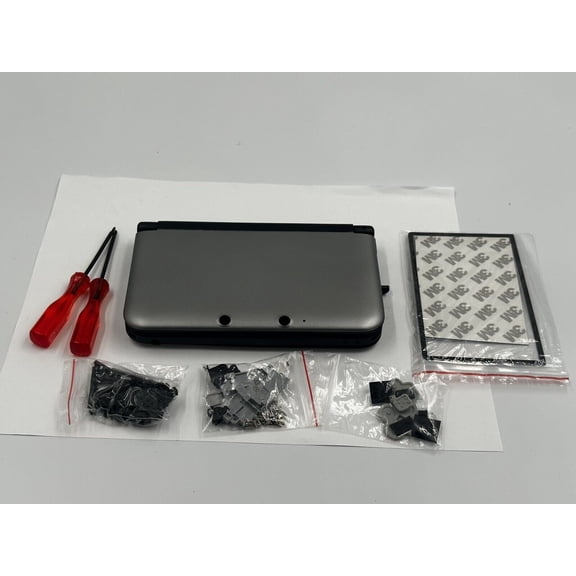Housing Shell for 2015 Nintendo 3DS XL Replacement System Screen Tools Gray Grey