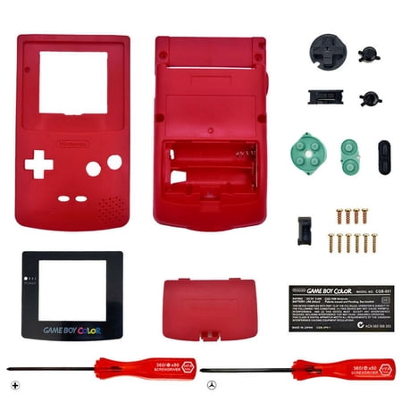 Housing Shell for Nintendo Game Boy Color GBC Replacement Screen Berry Red price history and forecast - Unbranded Does Not Apply