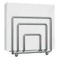thumbnail image 1 of Housolution Napkin Holder, Simple Design Metal Napkin Holders Upright Decorative Napkins Holder for Home Kitchen Table, Silver, 1 of 7