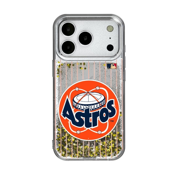 Houston Astros 1977-1998 Cooperstown Pinstripe iPhone Glitter Case