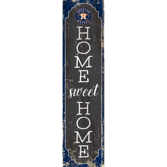 Houston Astros 24" Home Sweet Home Leaner Sign
