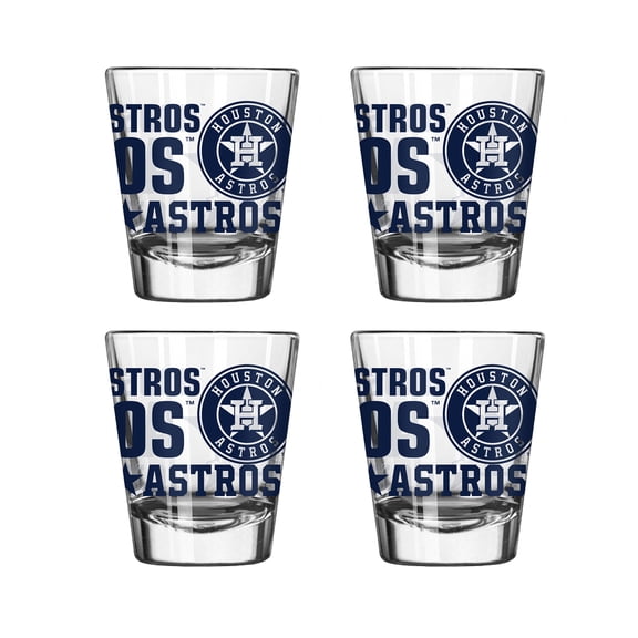 Logo Brands Houston Astros 4-Pack 2oz. Shot Glass Set