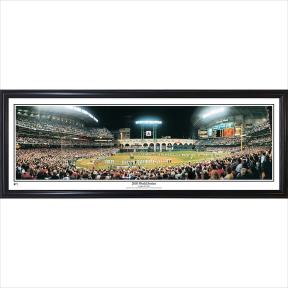 Houston Astros 39" x 13.5" First Texas World Series Standard Black Framed Panorama