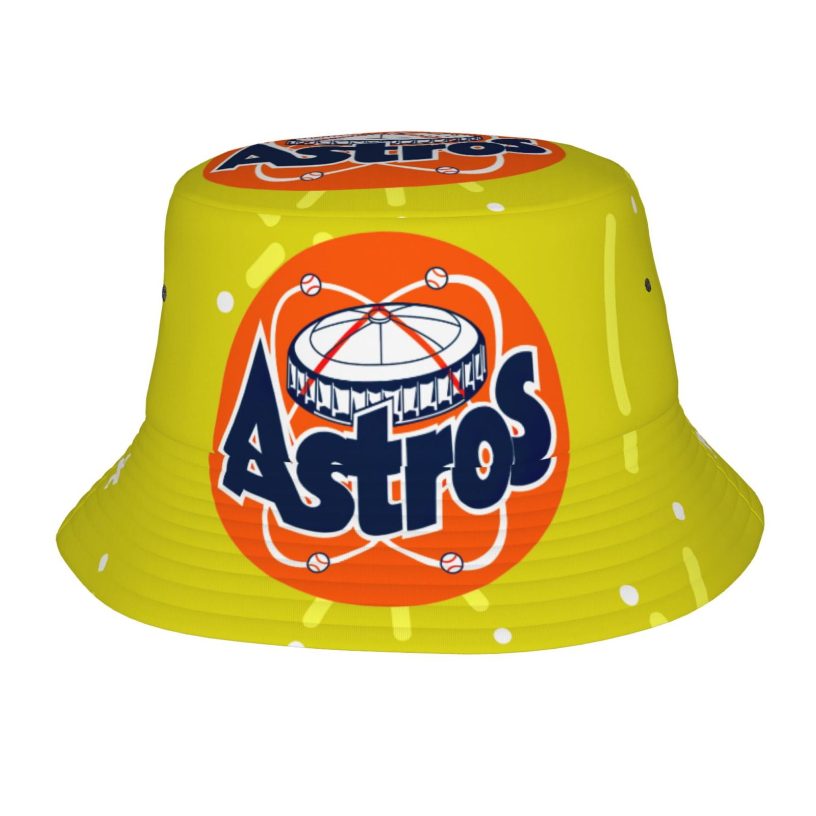 Houston Astros Baseball Sports Bucket Hat Fashion Packable Fisherman Cap Sun Hat Summer Beach Hats Protection Wide Brim Outdoor Cap for Men Hiking Camping Women and Men Walmart
